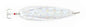 Nichols 8in Ben Parker Magnum Flutter Spoon Gold Shattered Glass 3.5oz