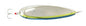 Nichols 6in Ben Parker Mini Magnum Flutter Spoon Bombshell Shad 2.5oz