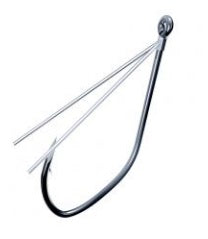 Eagle Claw Trokar Weedless Finesse Hook 6ct Size 2/0