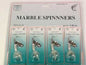 FJ Neil Marble Spinners 1/8oz White 12/cd