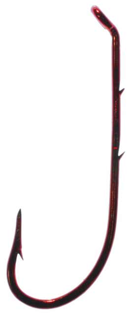 Tru Turn Baitholder Hook Red Size 1/0 5ct