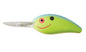 Bomber Fat Free Shad Jr 5/8 21/2in 8-12ft Chartreuse Blue