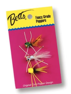 Betts Bass Popper Value Pack Assortment 3pc