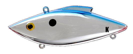 Bill Lewis Knock-N Trap 3/4 Chrome Blue Back
