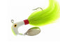 Blakemore Road Runner Bucktail 1/2oz 4/0 Ch/Wh-Chart 6/cd