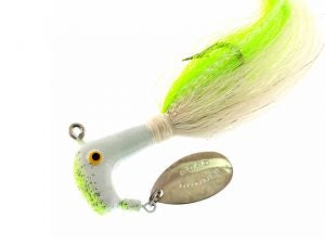 Blakemore Road Runner Bucktail 1oz 6/0 Chart/White/Ch-Wh