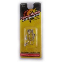 Leland Crappie Magnet Replacement Heads 5ct 1/32oz Silver