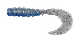 Big Bite Fat Grub 2in 10ct Blue/Silver