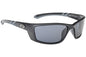 Strike King Sunglass SK Plus Shiny Black/Shiny Mirror Lens