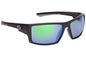 Strike King Sunglass S11 Pickwick Matte Black Green Mirror Lens