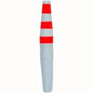 Comal Hi-Rise Float Tubular 10in Red/White12ct