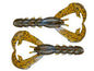 Strike King Rage Baby Craw 3in 9pk Blue Craw Red Flake