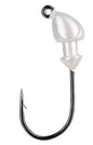 Strike King Baby Squadron Swimbait Head 18oz 3ct Pearl
