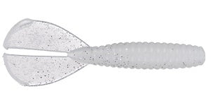 Strike King Rage Twin Tail Menace Grub 4in 8ct Pearl Flash