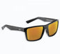 Flying Fisherman Sunglasses Swirl Matte Black-Red Mirror