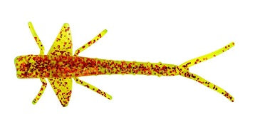 Bobby Garland Itty Bit Mayfly 1.25" 20ct Chart Red Glitter