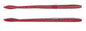 Strike King KVD Finesse Worm 5in 12ct Red Bug