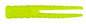 Leland Crappie Magnet 1.5in 15ct Opaque Chartreuse
