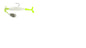 Blakemore Crappie X-Tractor 1/16oz1ct 1/0 Bone WH/Chartreuse