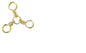 FJ Neil Brass 3-Way Swivel Size 1/0 12ct