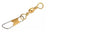 FJ Neil Brass Snap Swivel Size 3 12ct