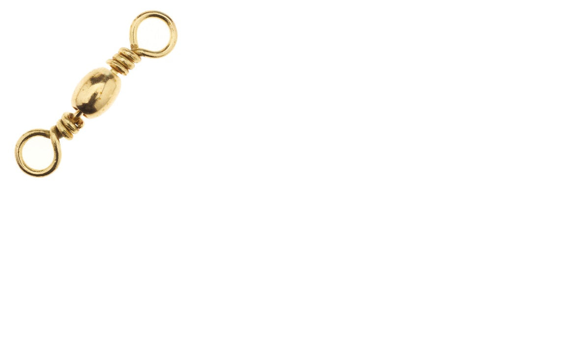 FJ Neil Brass Barrel Swivels Size 1 12ct