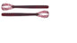 Strike King Rage Twin Tail Menace Worm 6in Red Bug