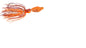 Strike King Thunder Cricket Vibrating Swim Jig 3/8 Fire Craw