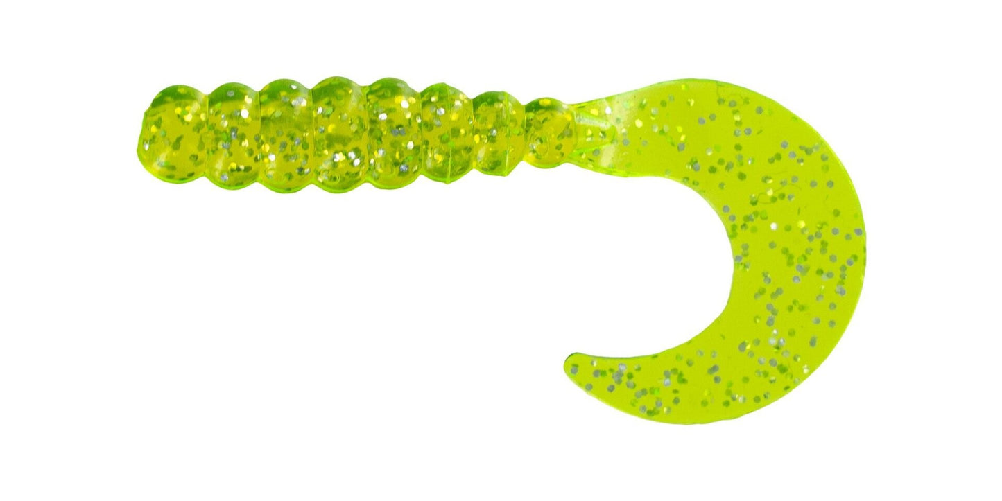 Big Bite Fat Grub 2in 100ct Chartreuse Shiner