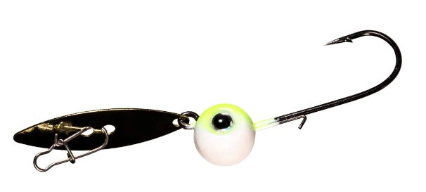Z-MAN Chatterbait WillowVibe 1/4oz Chart/White 2pk