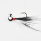 Leland Pop Eye Jig 1/32 2ct Black/White-Black
