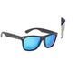 Strike King Sunglass SK Plus Cash Matte Black-Blue Mirror
