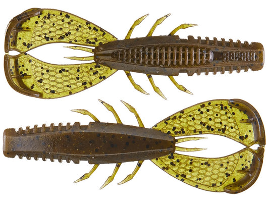 Rapala CrushCity Cleanup Craw 3.5in 7ct Green Pumpkin