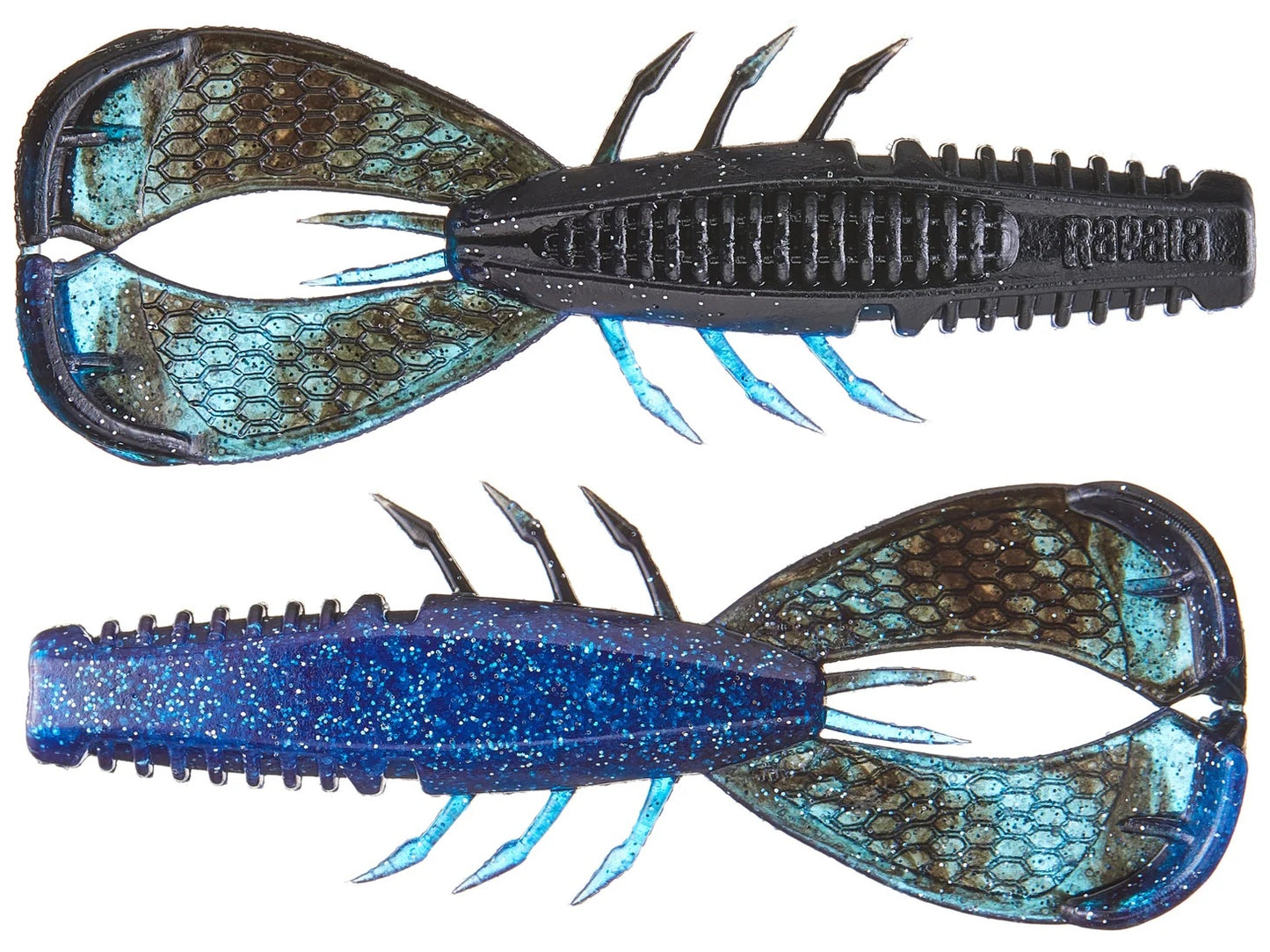 Rapala CrushCity Cleanup Craw 3.5in 7ct Black N Blue