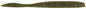 Berkley PowerBait® MaxScent Flat Worm 4.5in Green Pumpkin Party 10ct