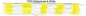 Do-It Silicone Tabs 10ct Chartreuse and White