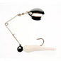 Johnson Beetle Spin®1/8oz White Red Dot