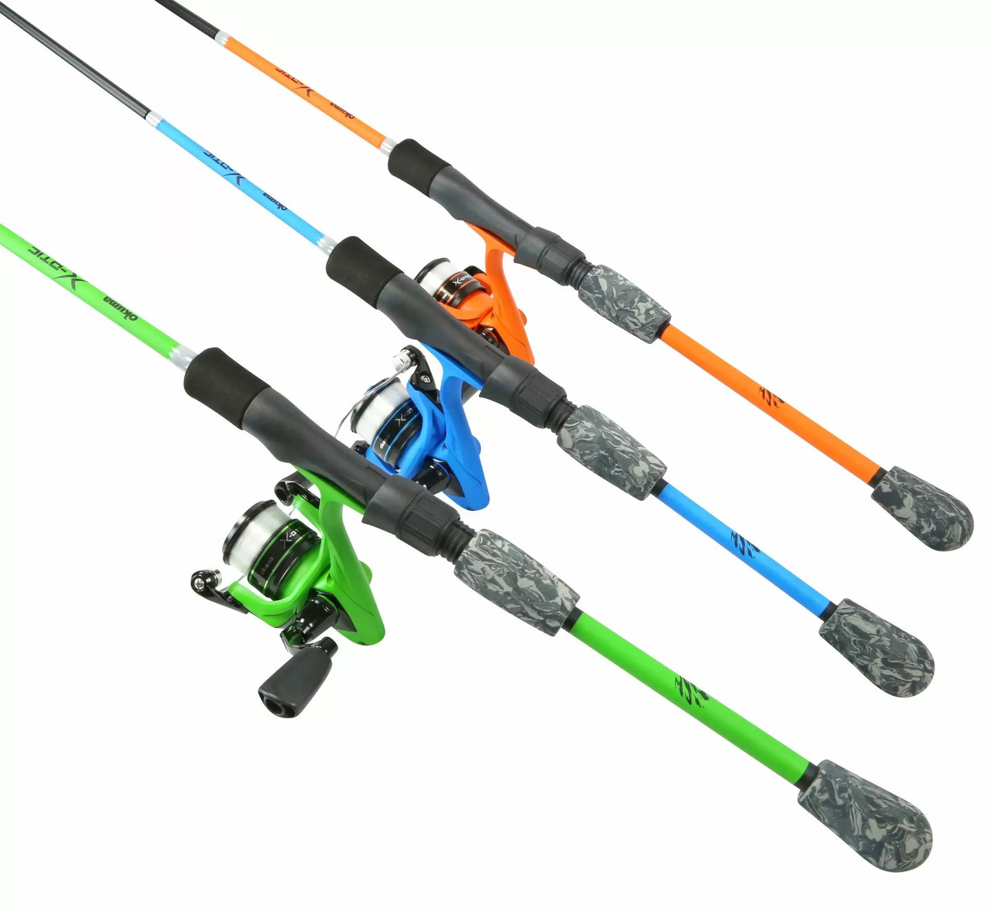 Okuma X-Otic 6' 6"'ML Spinning Combo w/20-Size Reel: Neon Orange