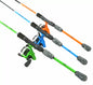 Okuma X-Otic 6' 6"'ML Spinning Combo w/20-Size Reel: Neon Orange