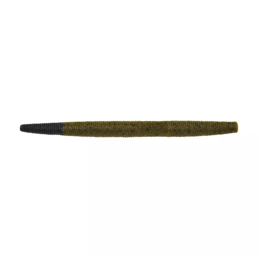 Berkley PowerBait® MaxScent The General 5in Green Pumpkin/Black 8ct