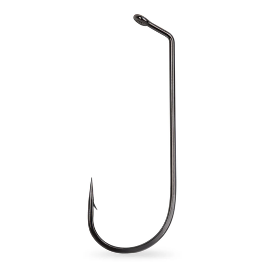 Mustad Jig Hook 60-Flat Eye Black 1000ct Size 4/0
