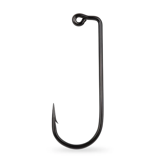 Mustad Jig Hook Round Bend Black Nickle Heavy Wire 1000ct Size 4/0