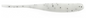 NetBaitBF Flat Sided Shad 4.5in White 8ct