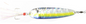 Nichols 4in Lake Fork Flutter Spoon Bombshell Shad 3/4oz