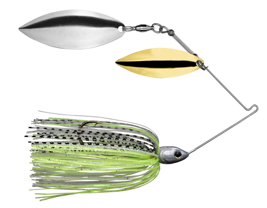 Strike King Tour Grade Spinnerbait 3/8 oz Willow/Willow / Spot Remover