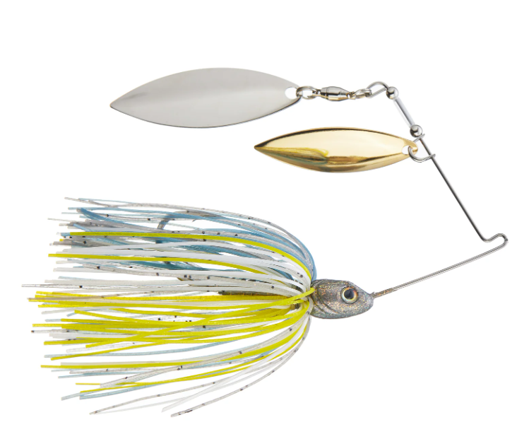 Strike King Tour Grade Compact Strike King Spinnerbait 1/2 oz (Willow/Willow) - Sexy Shad