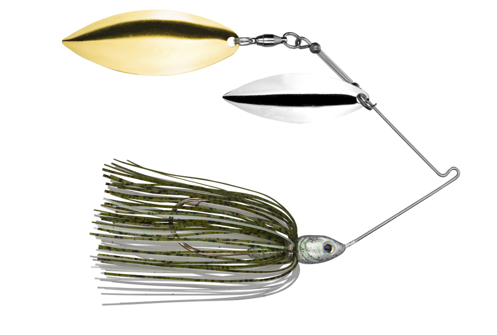 Strike King Tour Grade Spinnerbait 1/2 oz Willow/Willow / Olive Shad