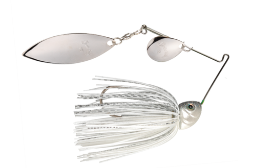 Strike King TG HC Spinnerbait 1/2oz White Chrome