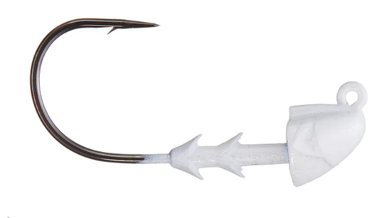 Buckeye The Shocker Swimbait Head 1 oz Pearl 2pk
