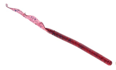 Strike King KVD Zeus Worm 9.5in Plum